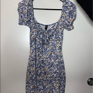 Really soft flower dress, only worn once, size small, and medium length